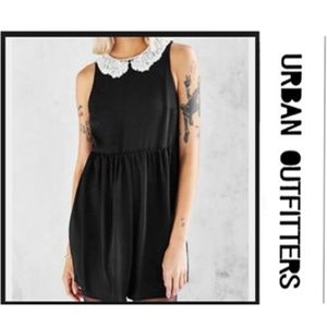 URBAN OUTFITTERS lace collar romper